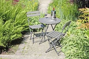 3-tlg. Balkonset Gartenmöbel Sitzgruppe Bistroset Gartengarnitur Terrasse