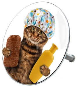 SANILO® Badewannenstöpsel, Shower Cat