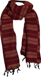 Schal aus Wolle XXL Wollschal Stola Plaid Überwurf für Damen und Herren, rot