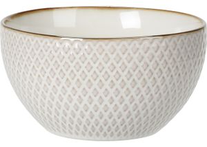 Siaki Collection | Keramikschale 650 ml - Gold-Kupfer - Stilvoll - Vielseitig - Ideal für Obst und Snacks