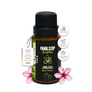 Panik Stop Bachblüten 15g für Hunde & Katzen I Rescue Tropfen Globuli