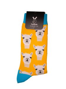 TwoSocks lustige Socken - Alpaka Socken, Motivsocken für Damen & Herren  Baumwolle Einheitsgröße