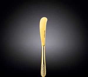 Nôž na maslo Wilmax 17 cm z nerezovej ocele zlatej farby WL-999247/1B