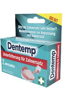 Dentemp® Reparaturset - Unterfütterung Für Zahnersatz - 2 Anwendungen