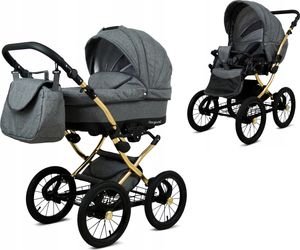 BabyLux® Margaret Gold | 2in1 Kinderwagen Bambimo | Grey Flex | Kombikinderwagen | Kinderwagenset | BabyLux® Margaret Gold | 2in1 Kinderwagen Bambimo | Grey Flex | Kombikinderwagen | Kinderwagenset |