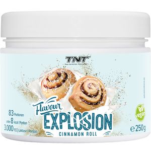 TNT Flavour Explosion Geschmackspulver zum Süßen und Aromatisieren 250g Cinnamon Roll