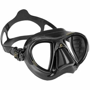 Cressi Nano Black Apnoe Tauchmaske, Farbe:schwarz