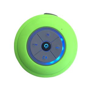 Q9 wasserdichte drahtlose LED Freisprechanruf TF-Karte Bluetooth-kompatibler Lautsprecher mit Trottel-Grün