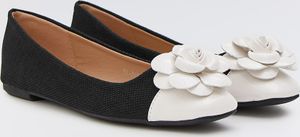 Buonarotti - Ballerina Schwarz Blume Weiß - 40 EU - Schwarz Buonarotti - Ballerina Schwarz Blume Weiß - 40 EU - Schwarz