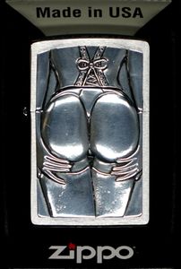 Zippo Benzin-Feuerzeug Stocking Girl 1300116, unbefüllt