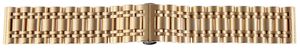 Gliederband Edelstahl Armband in gold, , , 24 mm