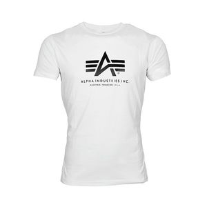 ALPHA Industries Basic T-Shirt weiss, Größe:XL