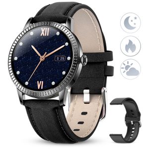 Smartwatch Ladies Fitness Tracker IP67 Vodotesné inteligentné hodinky s riadením ženského cyklu Monitor srdcovej frekvencie Krokomer Športové hodinky Fitness hodinky Monitor spánku pre hodinky Dámy Muži pre iOS Android