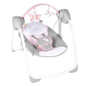 Ingenuity Tragbare Babywippe Comfort 2 Go Flora jednorožec
