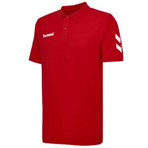 hummel GO Baumwoll Poloshirt Herren true red S