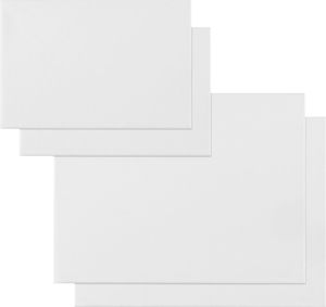 H&S 4x Leinwand zum Bemalen - Keilrahmen Leinwände Canvas - 2x Leinwand groß 30x40cm - 2x Leinwände klein 20x30cm - Leinwand Set - Leinwände zum