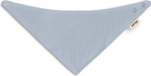 Musselin Baby und Kleinkind Halstuch  1 Stück Dreieckstuch Spucktuch Baumwolle Lätzchen FarbeLight Blue