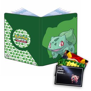 Pokemon Ultra-Pro-Album A4 mit 90 Fächer Bisasam und exklusive GRATIS Grußkarte