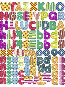 Magnete Buchstaben verschienene Designs
