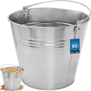KOTARBAU® Pozinkované oceľové priemyselné vedro 15 l