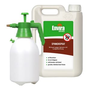 Envira Spinnen-Spray mit Drucksprüher- Spinnenabwehr für Außen und Innen