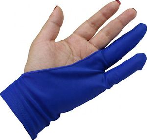 APT AG633D Künstler-Zeichenhandschuh, Blau