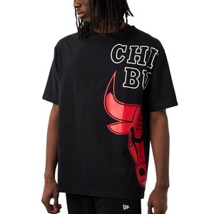 New Era NBA Oversized Shirt - HALF LOGO Chicago Bulls - XL