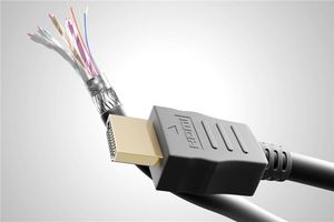 Goobay HDMI High Speed Kabel mit Ethernet, 4K, Ultra-HD, Full-HD, 3D, HDMI-Stecker > HDMI-Stecker, abwärtskompatibel, vergoldete Stecker, 15 m