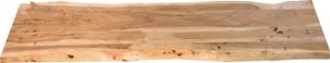 SAM® Tischplatte Baumkante Akazie Natur 200 x 40 cm CURTIS