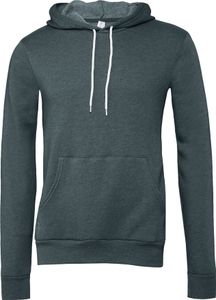 Bella + Canvas Uni Fleece-Pullover mit Kapuze BC1336 (XS) (Schiefer meliert)