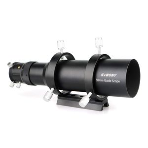 Svbony SV106 Sucherfernrohr Teleskop 50mm Leitrohr 240 Brennweite Leitfernrohr Guidescope mit Helical-Fokussiergerät für Teleskop, Weihnachtsgeschenk(50mm)