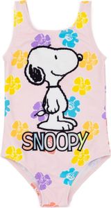 Snoopy - dětské plavky NS6945 (104) (Růžová/bílá/žlutá)