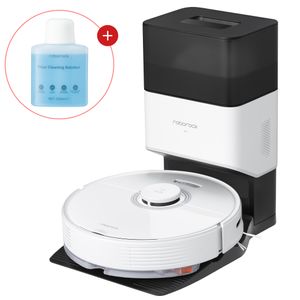 Roborock Q7 Max+ Saugroboter 4.200 Pa, mit 2,5L Absaugstation, LiDAR Navigation, inkl. 200ml Bodenreiniger, Weiß