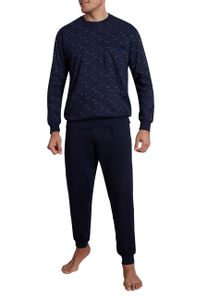 GÖTZBURG Herren Pyjama blau quergestreift Größe: 58