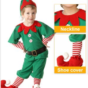Weihnachtswichtel - Weihnachtskostüm im Komplett-Set,Jungen,110 cm