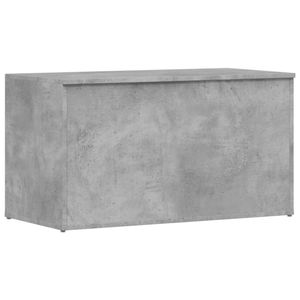 vidaXL Úložná truhlica Concrete Grey 84x42x46 cm Drevo Materiál