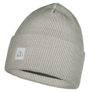 Buff CrossKnit Beanie Solid Light Grey UNI Ski Mütze