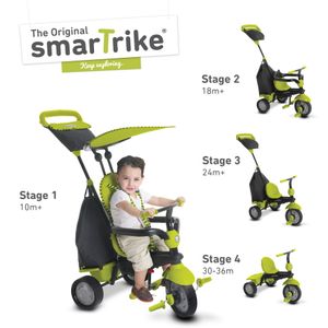 smarTrike®'s Glow Touch Steering® Dreirad 4-in-1 - Farbe: Glow green