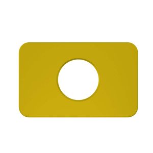 Karte kompatibel für Apple Airtag Portemonnaie Geldbörse Geldbeutel - Gelb