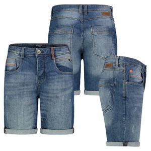 Sublevel Herren Jeans Short Freizeit Bermuda kurze Hose Jeans Denim Shorts Sommer Urlaub Jeans Short