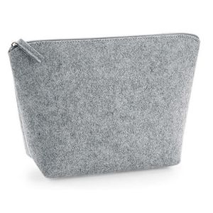 Bagbase - Kosmetická taška, plsť RW7062 (S) (šedá skvrnitá)