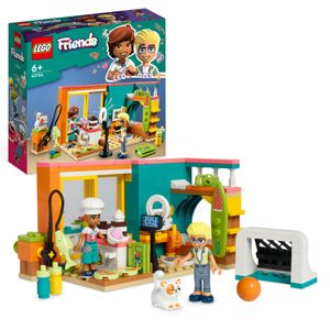 LEGO 41754 Friends Leos Zimmer Backen Spielset, Sammler Spielzeug für Mädchen und Jungen mit Olly Mini-Puppe, Zubehör und Haustier, 2023 Serie Figuren