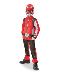 Power Rangers-Kostüm für Kinder rot Power Rangers Beast Morpher