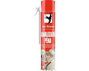 Montážna pena PUR DEN BRAVEN kanalizačná trubičková 750 ml