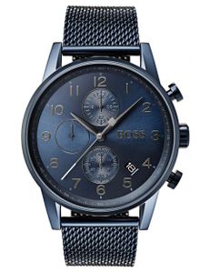 Hugo Boss Navigator Blau Herren Armbanduhr 1513538