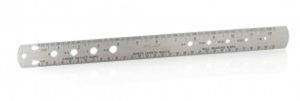 XLC TO-S68 Speichenmesslehre, Edelstahl,auch für Messung von Kurbelarmen und Kugellagern geeignet (1 Stück)