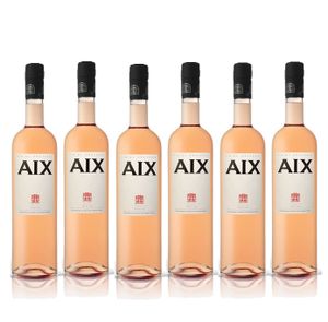 Aix Rose Wein 6er Set je 0,75L (13% Vol) aus Frankreich- [Enthält Sulfite]