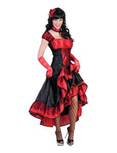 Can Can Western Sallon Girl Cowgirl Karneval Fasching Kostüm 36-38