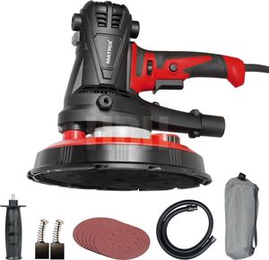 MATRIX Profi Trockenbauschleifer Set Deckenschleifer Wandschleifer  1280W DWS 1280-2