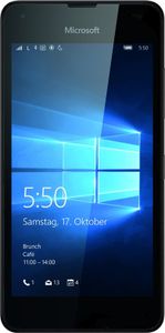 Microsoft Lumia 550, Single SIM, Schwarz, Windows 10, NanoSIM, GSM, WCDMA